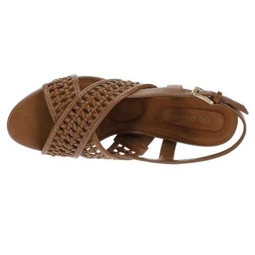 Easy Street Women's Comfortable Sol Heeled Sandal for Casual Summer Wear with Breathable Materials in Size 8