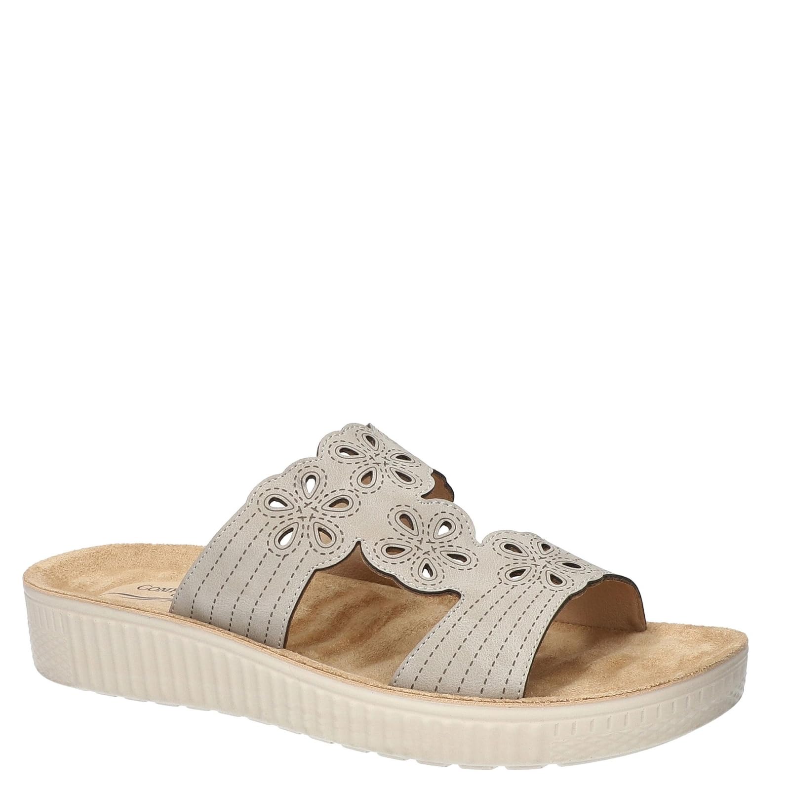 Easy Street Women's Comfortable Slide Sandal for Summer Beach Daysatischic Styles